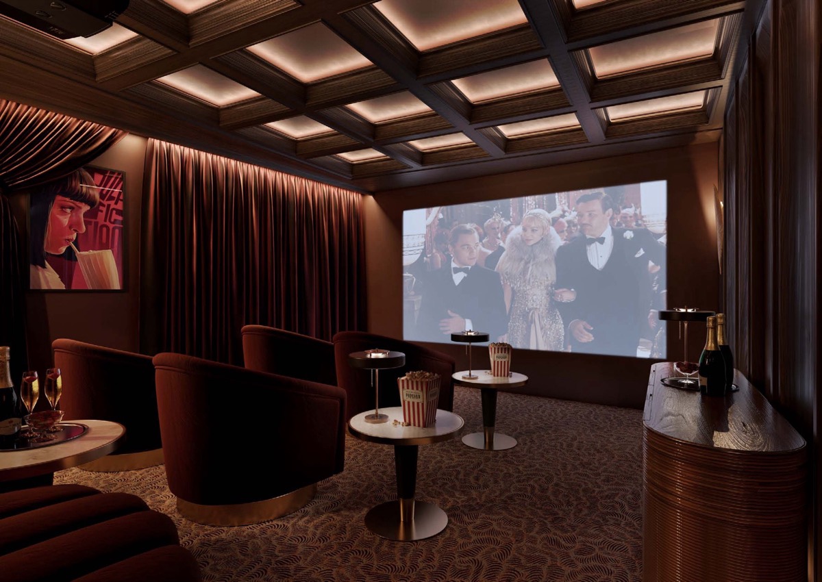 Private media room, Abbey Row