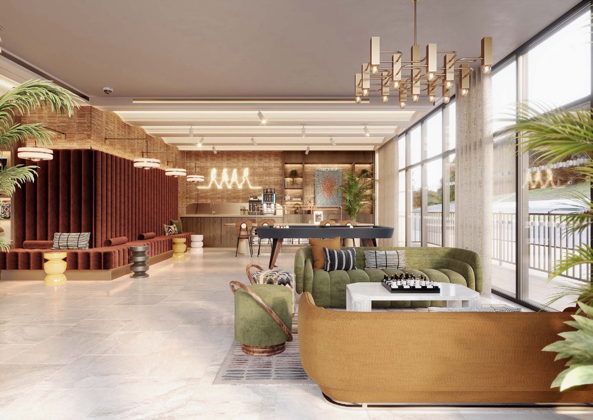 Residents' lounge, Abbey Row