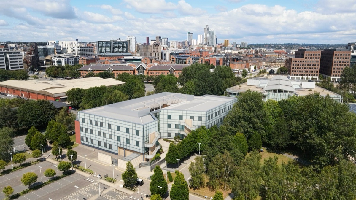 Aerial view, Aire Gardens