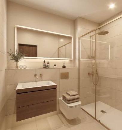 Bathroom, Aire Gardens