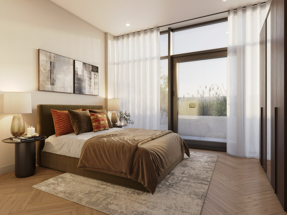 Bedroom, Aire Gardens