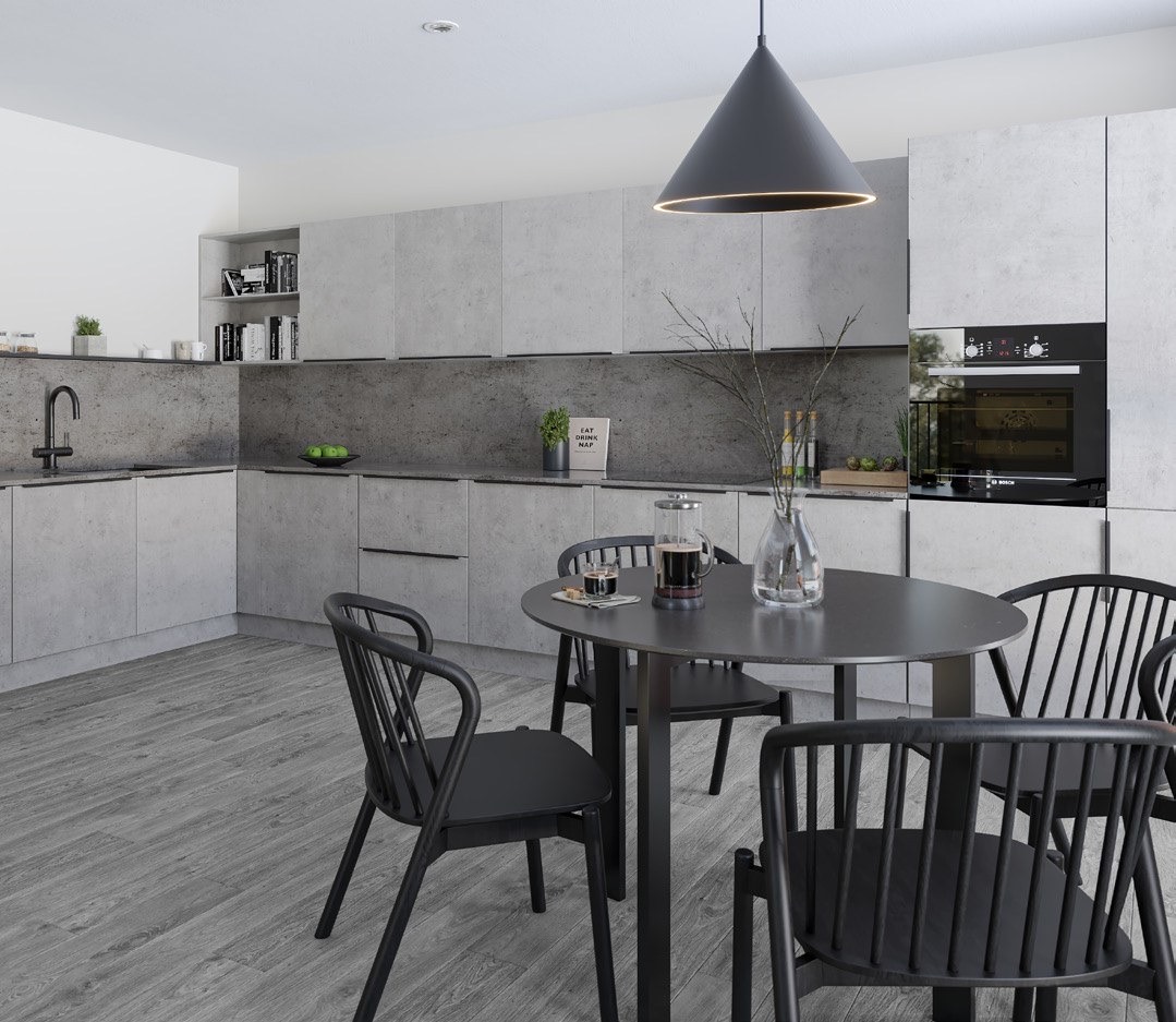 Kitchen and dining, Berkeley Square